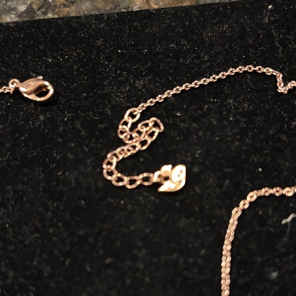 Swarovski Idyllia Lilia Y Rose Gold Butterfly Necklace - Picture 3 of 4